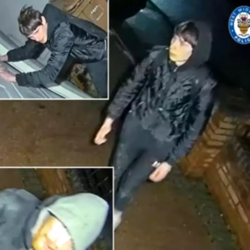 Police Release CCTV of Hooded Men in Solihull Burglary Investigation