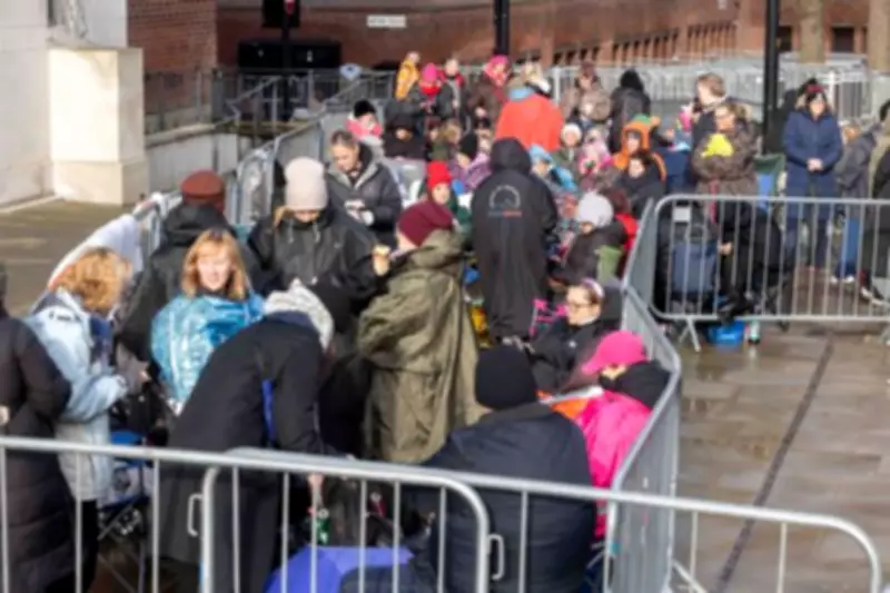 Robbie Williams Fans Brave Cold in Wolverhampton Queue for Intimate Show