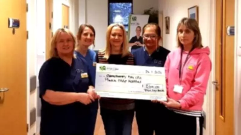 School Children's Sponsored Walk Raises £2,600 for Chemotherapy Unit