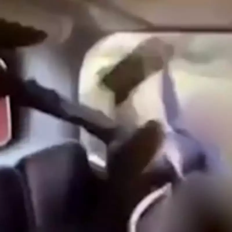 Shocking Footage Shows Schoolboys Tumbling From Moving Bus in Walsall