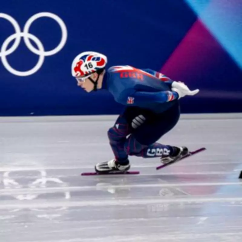 Solihull Skater Niall Treacy's Olympic Dream Ends With Fall in 500m Heat