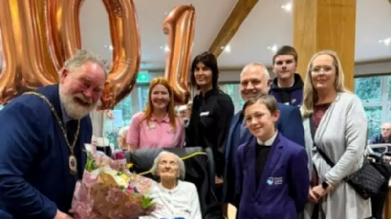 Stoke-on-Trent Care Home Resident Lilian Celebrates 101st Birthday in Style