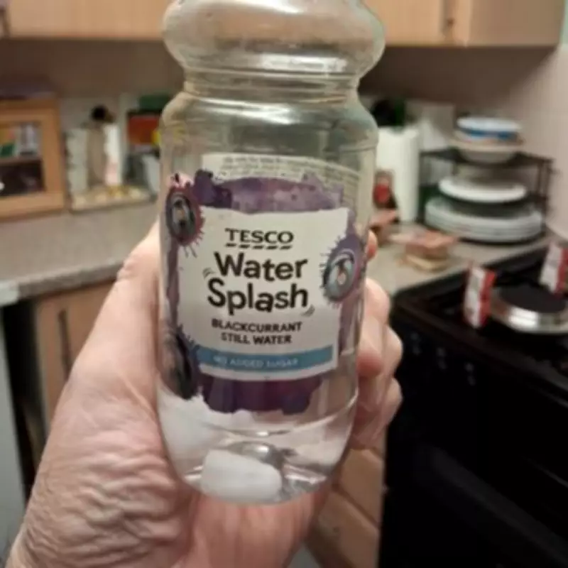 Tesco Shopper Alarmed by Mysterious White Blobs in Flavoured Water Bottle