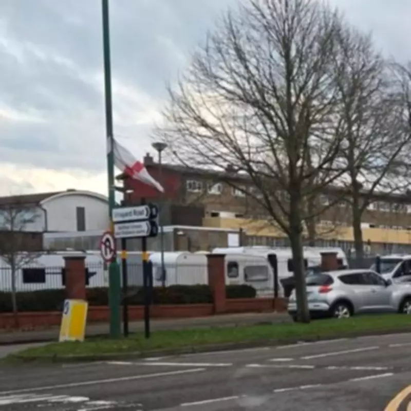 Traveller Convoy Occupies Birmingham Council Car Park, Blocking 50 Spaces