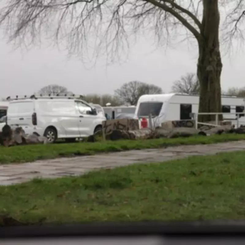 Travellers Move to Swanshurst Park Car Park After Billesley Common Eviction