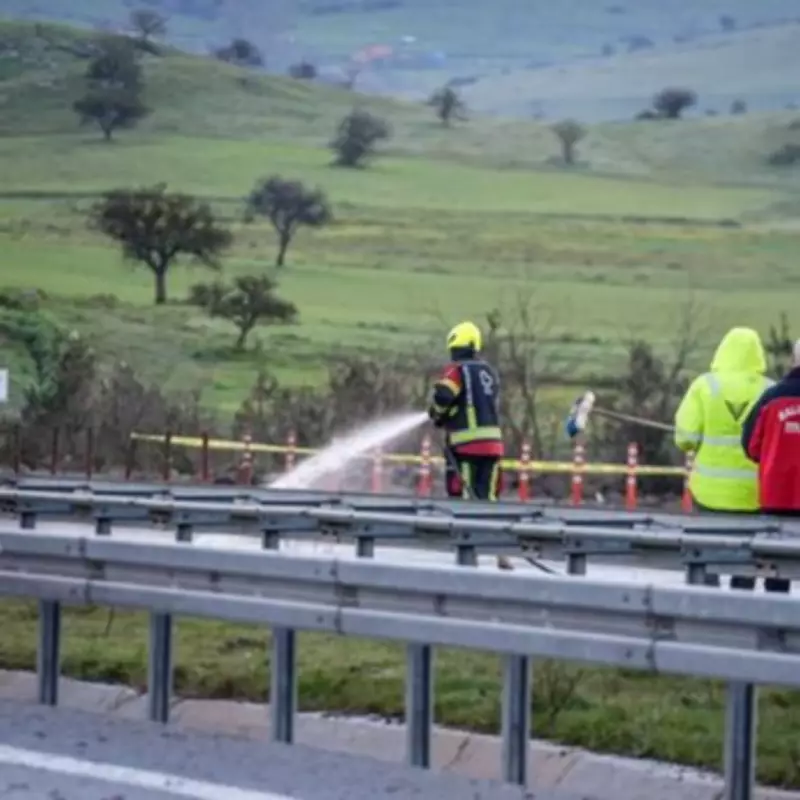 Turkish Air Force F-16 Fighter Jet Crash Kills Pilot Near Major Highway
