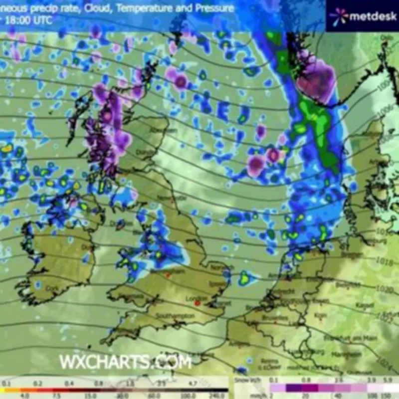 UK Braces for 600-Mile Snowstorm with Four Inches Per Hour Forecast