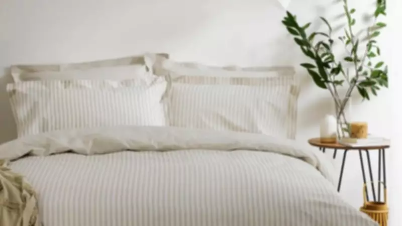 Wayfair's Luxury Stripe Duvet Set Earns Rave Reviews for Style and Comfort