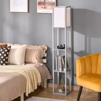 HOMCOM Floor Lamp with Shelving Drops to £32.40 in Yimbly Deal
