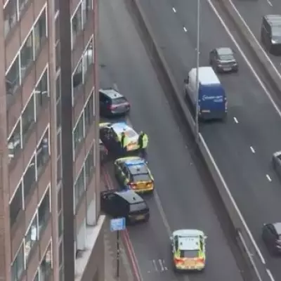 Police Chase Ends in Dramatic Crash on Birmingham's A38 Suffolk Street Queensway