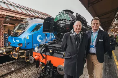 Railway Veteran Returns to Flying Scotsman Footplate at Birmingham Moor Street