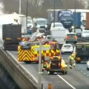 Lorry Fire on M6 Closes Lanes, Causes Major Delays in Birmingham