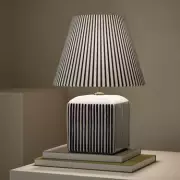 M&S Rechargeable Striped Lamp Praised for Stylish Design and Cord-Free Convenience