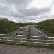 Police Hunt for Yob Throwing Objects from M42 Bridge, Smashing Windscreen