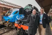 Railway Veteran Returns to Flying Scotsman Footplate at Birmingham Moor Street