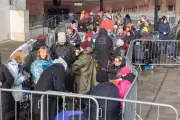 Robbie Williams Fans Brave Cold in Wolverhampton Queue for Intimate Show