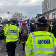 UKIP Leads Christian March Through Birmingham's Alum Rock Amid Counter Protests