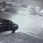 Van Reverses into Dudley Bar in Early Hours CCTV Incident