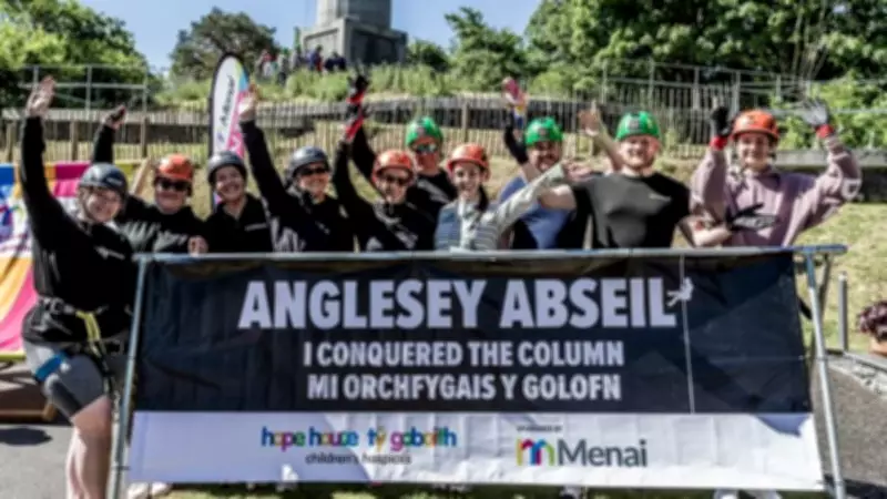 Abseil Down Anglesey Column to Support Hope House Children's Hospice