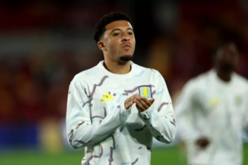 Aston Villa's Jadon Sancho Faces Injury Scare in Friendly Match