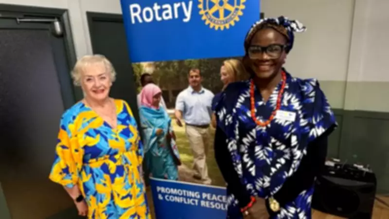 Belper Rotary Hosts 'Peace Meal' with Nigerian Peace Fellow Speaker