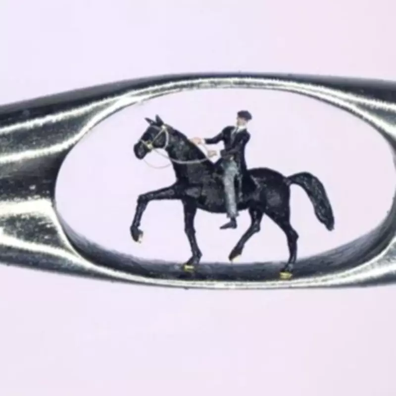 Birmingham Micro-Artist Creates Tiny Peaky Blinders Sculpture in Needle's Eye