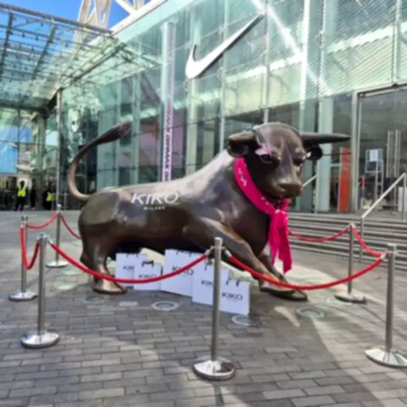 Bullring's Iconic Bull Gets Glamorous Makeover as KIKO Milano Reopens