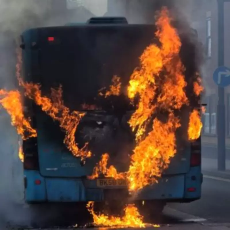 Bus Catches Fire in Tamworth Street, Passengers Evacuated Safely