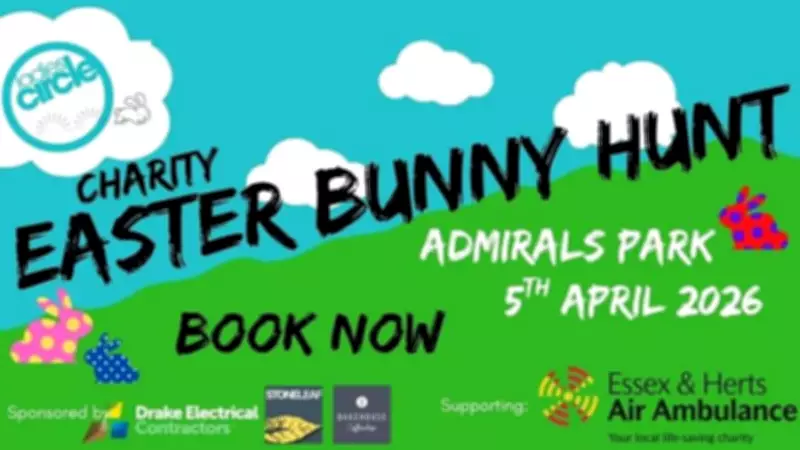 Chelmsford Easter Bunny Hunt Returns to Admirals Park for Charity