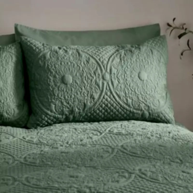 Dunelm's New Sea Green Bedding Hailed as Superior to Designer Labels