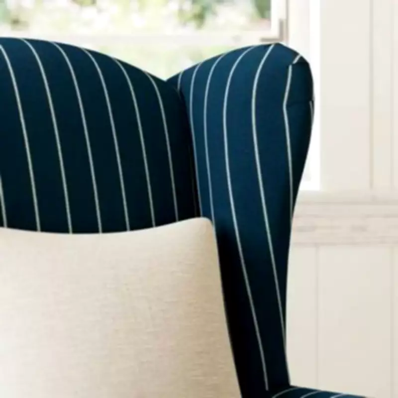 Dunelm's Stylish Pinstripe Armchair Heavily Discounted in Sale, Fans Rave