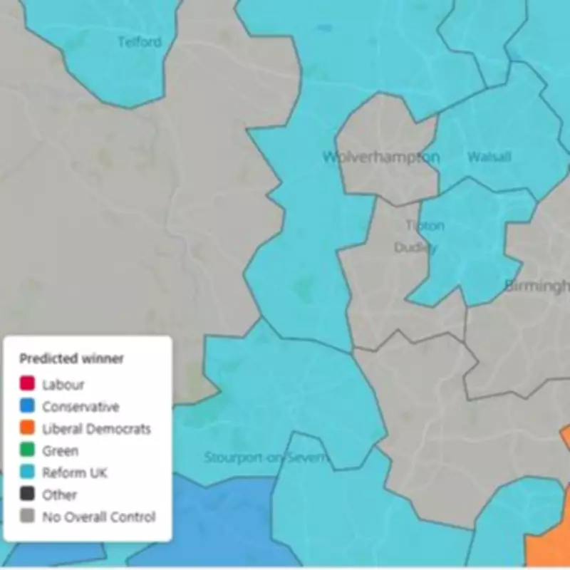 Exclusive Poll Predicts Reform UK Takeover in Black Country and Birmingham