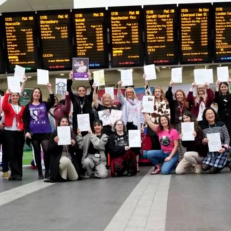 Flash Dance at Grand Central Marks Global Stand Against Violence Toward Women