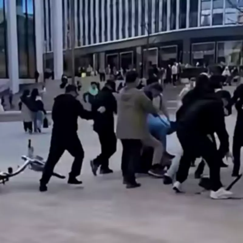 Four Teens Arrested After Violent Brawl in Birmingham's Victoria Square