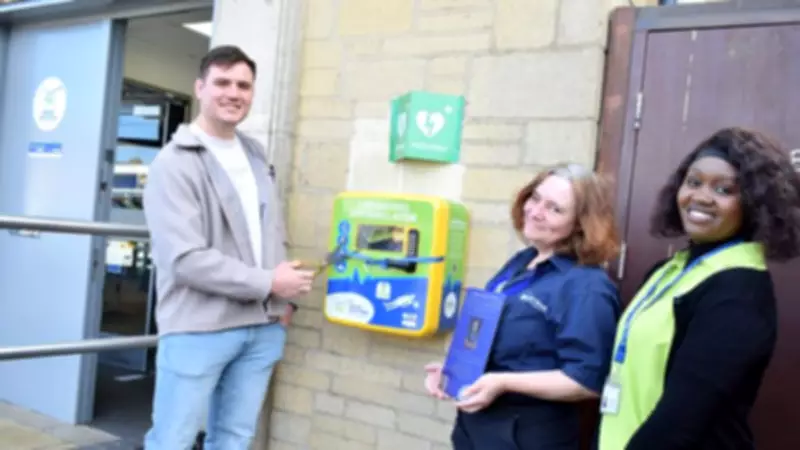 Life-Saving Defibrillator Unveiled at GWAAC Brockworth Shop by Sam Polledri Foundation