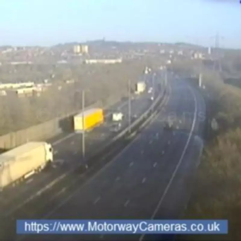M5 Southbound Closed for Hours After Fairground Trailer Falls from Lorry