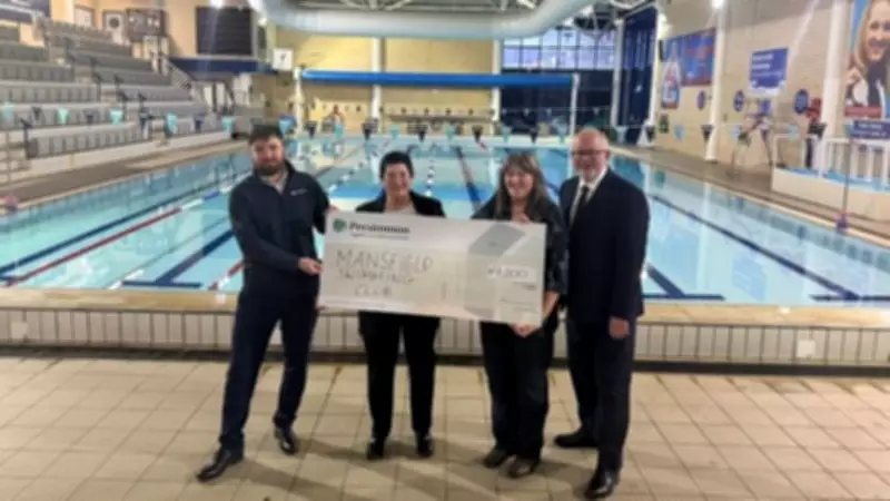 Mansfield Swimming Club Secures £4,000 Boost from Persimmon Homes