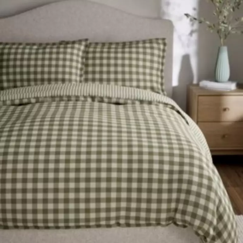 M&S 'Luxurious' Gingham Bedding Set from £25 in Four Spring Colors