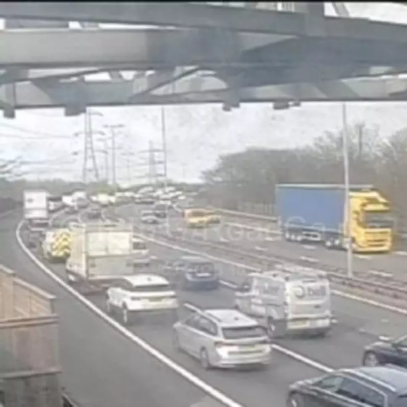 Multi-Vehicle Crash on M5 Injures Woman, Causes Severe Delays