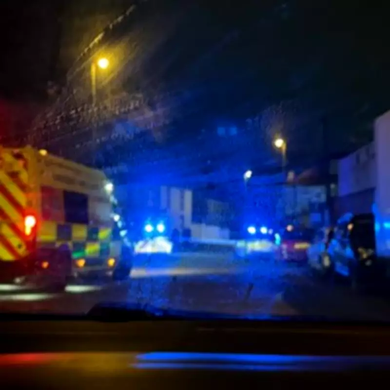 Police and Ambulance Crews Seal Off Sparkbrook Street After Incident