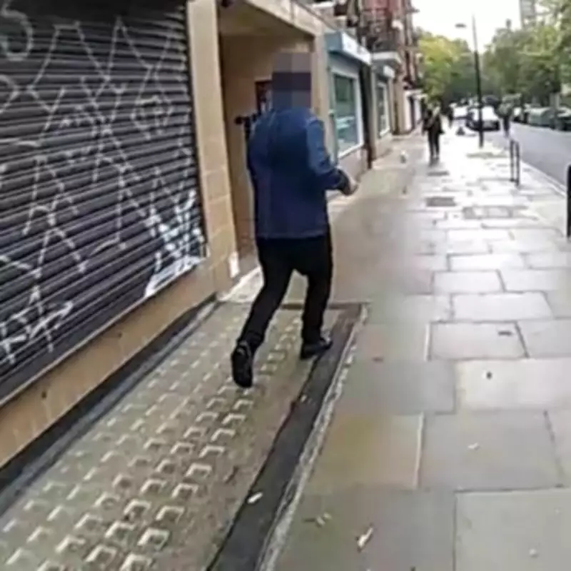 Police Officer Borrows Bystander's Bike to Catch Fleeing Suspect in London