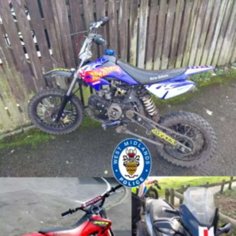 Police Seize Off-Road Bikes and Knives in Solihull Crackdown
