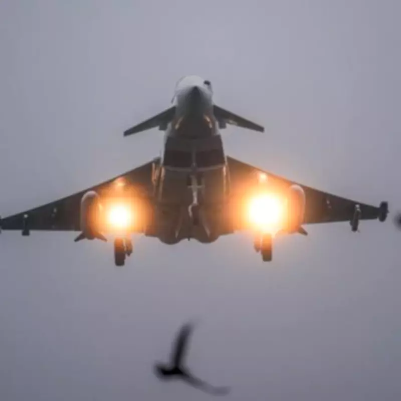 RAF Typhoon Shoots Down Iranian Drone Heading Towards Qatar in First Engagement