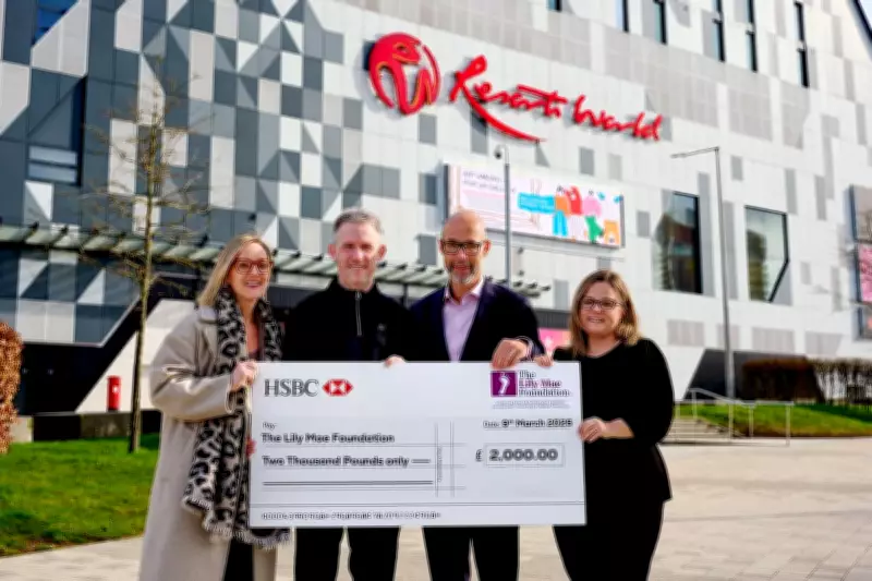 Resorts World Birmingham Donates £2,000 to Lily Mae Foundation for Bereaved Parents