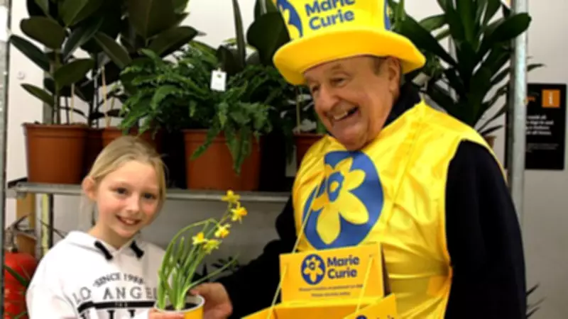 Rhyl Rotary Club's 88-Year-Old Fundraiser Surprised by Child's Daffodil Gift