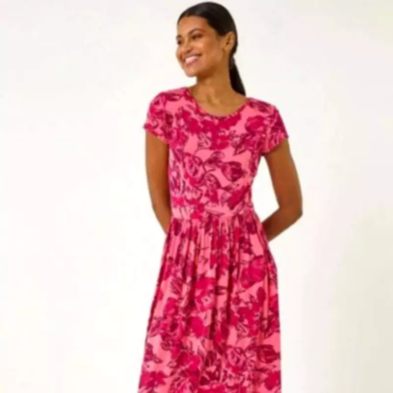 Roman's £34 Midi Dress Praised by Teachers and Office Workers for Warm Days