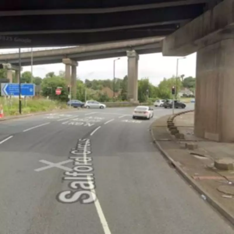 Stolen Audi Flips at Spaghetti Junction After High-Speed Police Chase