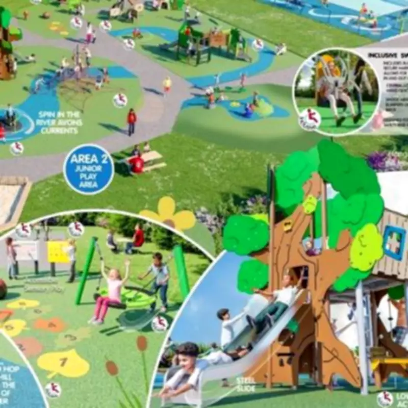 Stratford-upon-Avon's Recreation Ground Unveils Inclusive Playground with Pool and Sandpit