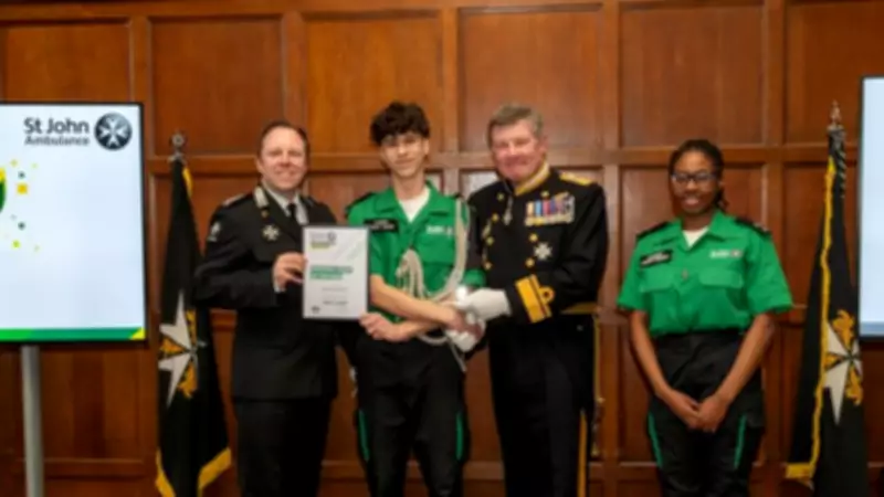 Taunton Teen Named St John Ambulance's South West Regional Cadet of the Year
