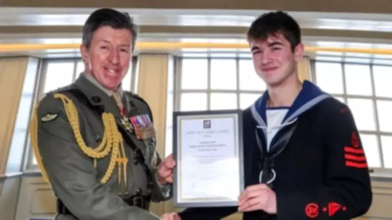 Teen Sea Cadet Leads Cross-Country Cycle to London for Charity
